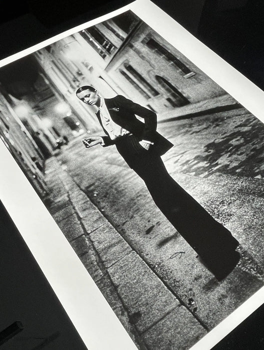 "Rue Aubriot, Parisian Street 1975" 16x20 Vintage Silver Gelatin by Helmut Newton - Helmut Newton