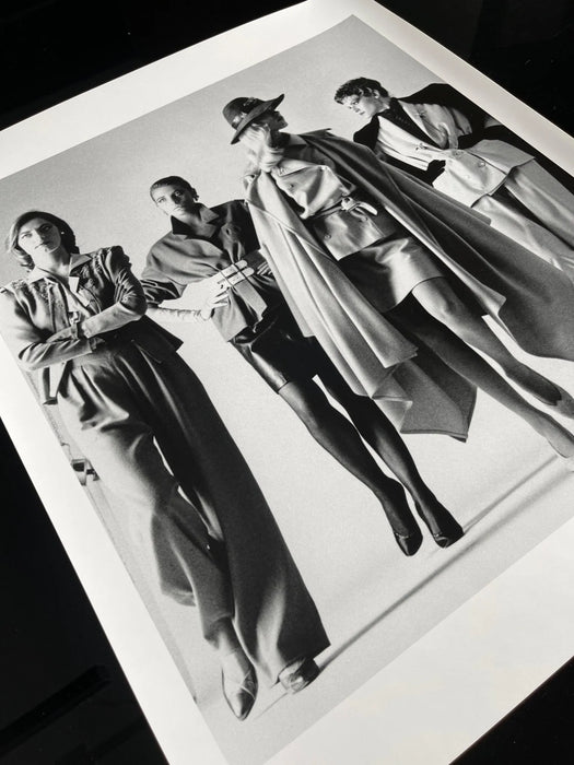 "Sie Kommen, Paris, 1981 (Dressed)"by Helmut Newton 20x24 Vintage Silver Gelatin Print - Helmut Newton