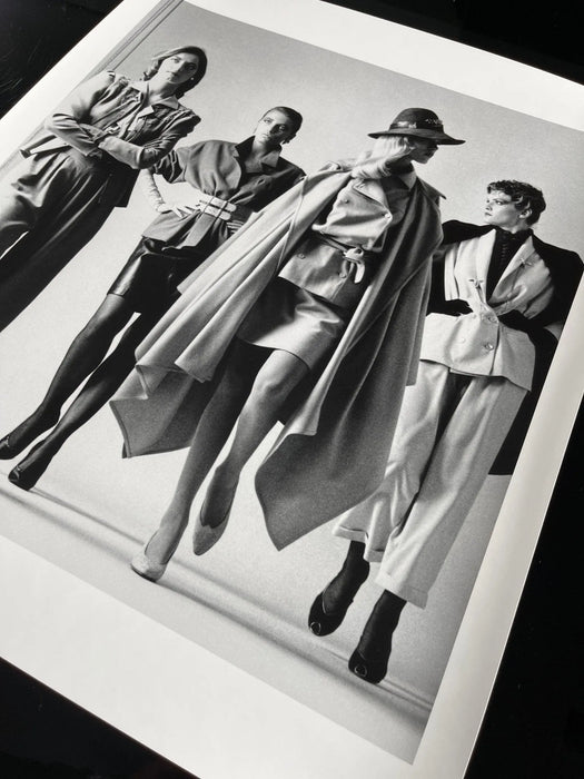 "Sie Kommen, Paris, 1981 (Dressed)"by Helmut Newton 20x24 Vintage Silver Gelatin Print - Helmut Newton