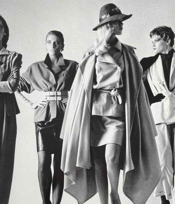 "Sie Kommen, Paris, 1981 (Dressed)"by Helmut Newton 20x24 Vintage Silver Gelatin Print - Helmut Newton