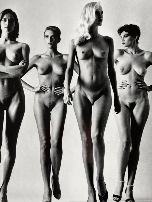 "Sie Kommen, Paris, 1981 (Nude)"by Helmut Newton 20x24 Vintage Silver Gelatin Print - Helmut Newton