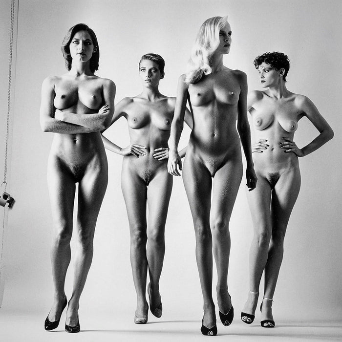 "Sie Kommen, Paris, 1981 (Nude)"by Helmut Newton Photography 20x24 Vintage Silver Gelatin Print