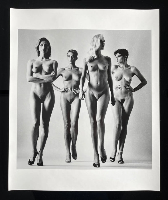 "Sie Kommen, Paris, 1981 (Nude)"by Helmut Newton 20x24 Vintage Silver Gelatin Print - Helmut Newton