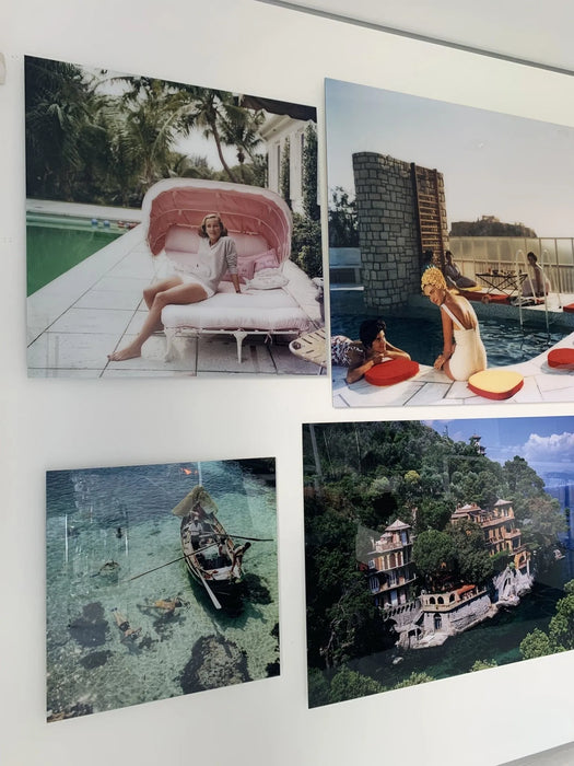 "Snorkeling in the Shallows" 30x30 Perspex Acrylic Getty Images Collection by Slim Aarons Photography