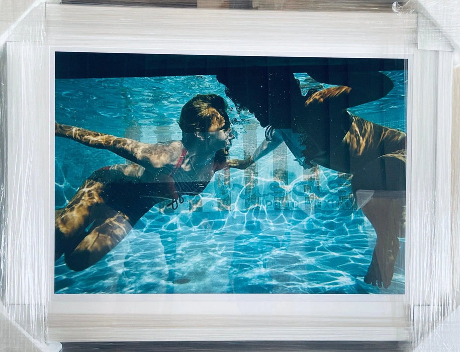"Swimmers At Las Brisas" by Slim Aarons 30x40 Framed Getty Images C-print