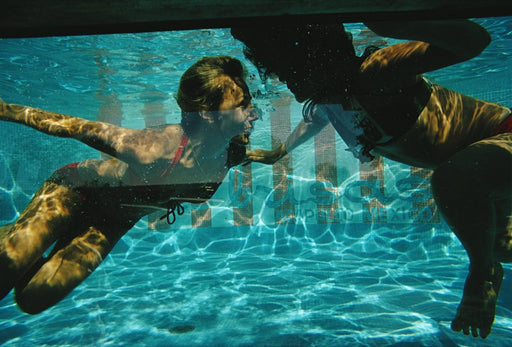 "Swimmers At Las Brisas" by Slim Aarons 30x40 Framed Getty Images C-print