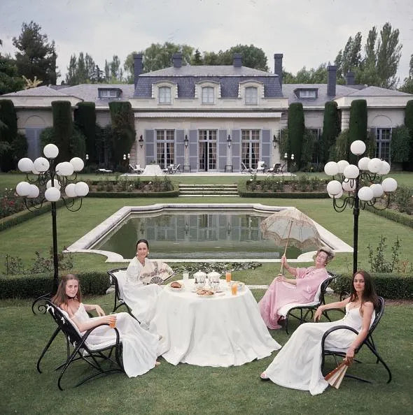 "The Romanones" by Slim Aarons 30x30 Framed Getty Images C-print