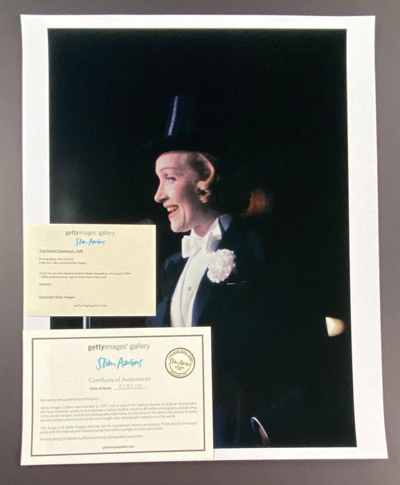 "Top-Hatted Chanteuse" by Slim Aarons 16x20 Framed Getty Images C-Print