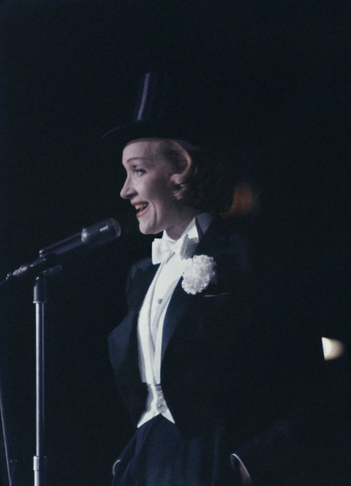 "Top-Hatted Chanteuse" by Slim Aarons 16x20 Framed Getty Images C-Print