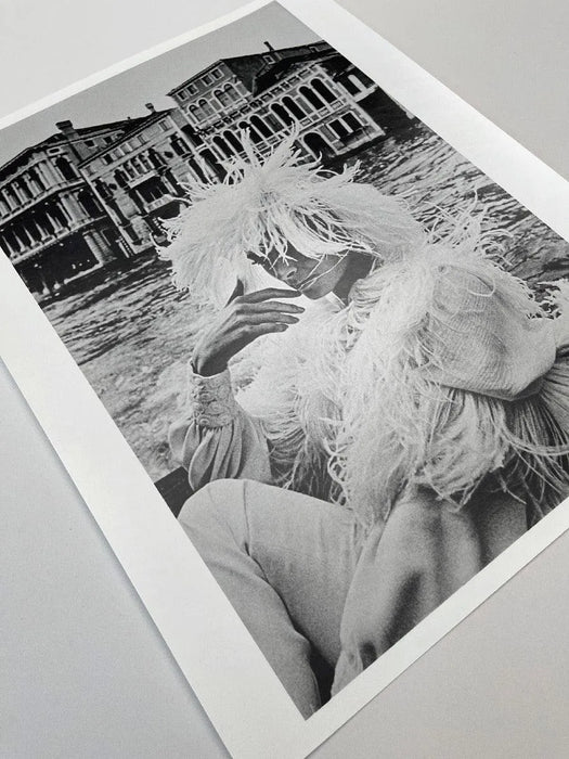 "Woman In Venice, Venice 1966" 16x20 Vintage Silver Gelatin by Helmut Newton Photography - Helmut Newton