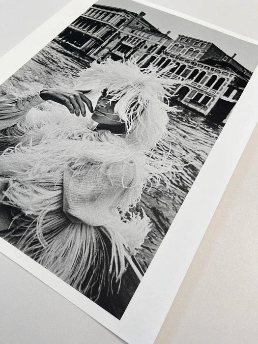 "Woman In Venice, Venice 1966" 16x20 Vintage Silver Gelatin by Helmut Newton Photography - Helmut Newton