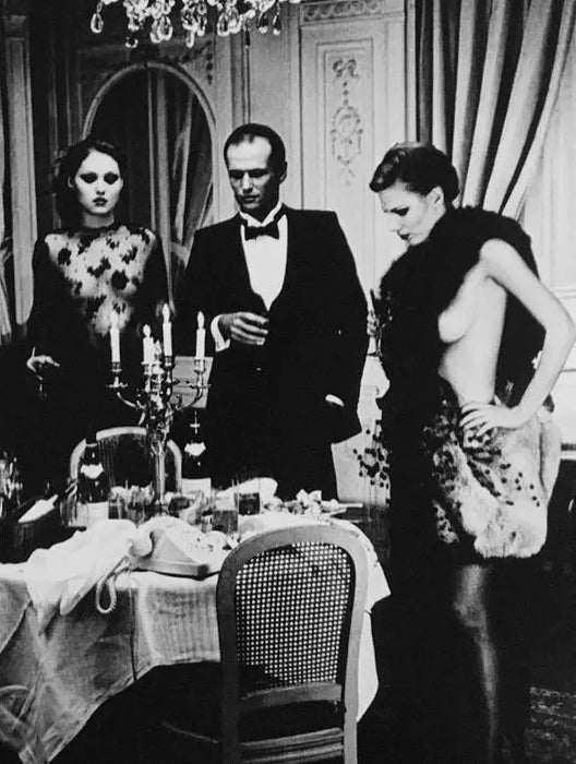 "After Dinner Paris" 16x20 Vintage Silver Gelatin Print by Helmut Newton Photography