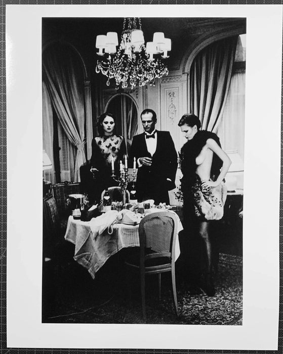 "After Dinner Paris" 16x20 Vintage Silver Gelatin Print by Helmut Newton Photography
