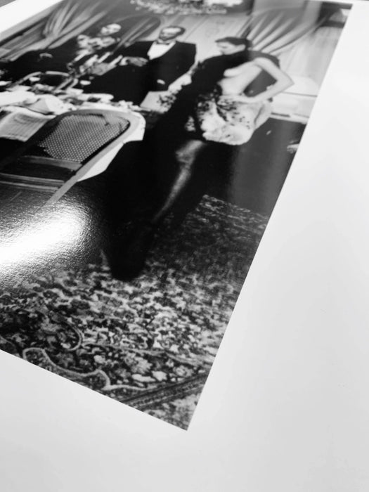 "After Dinner Paris" 16x20 Vintage Silver Gelatin Print by Helmut Newton Photography