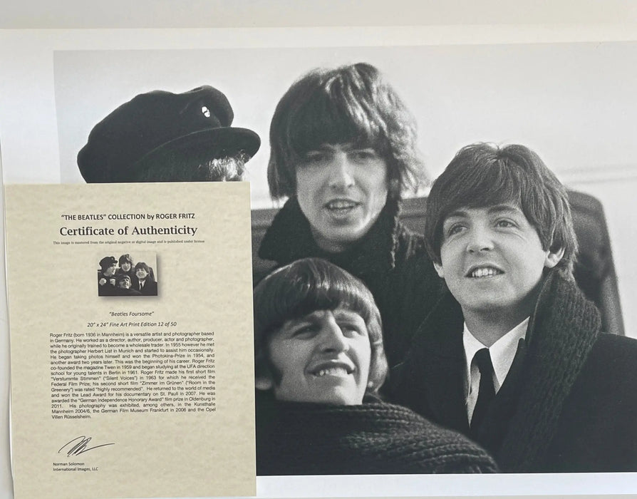 "Beatles Foursome" 20x24 Limited Edition Fine Art Print