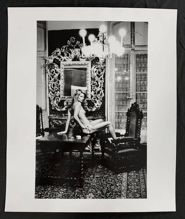 "Charlotte Rampling at the Hotel Nord Pinus, Arles, France 1973" 20x24 Vintage Silver Gelatin Print by Helmut Newton Photography-20x24 Vintage Silver Gelatin-Helmut Newton-Global Images Helmut Newton Photography