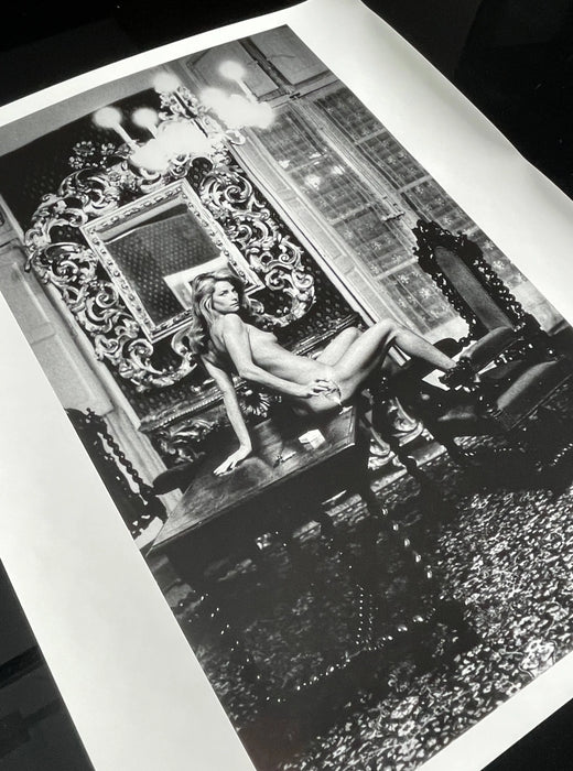 "Charlotte Rampling at the Hotel Nord Pinus, Arles, France 1973" 20x24 Vintage Silver Gelatin Print by Helmut Newton Photography-20x24 Vintage Silver Gelatin-Helmut Newton-Global Images Helmut Newton Photography