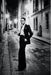 "Rue Aubriot, Paris 1975" by Helmut Newton Hand Signed Vintage Silver Gelatin Print with Estate Copyright Stamp