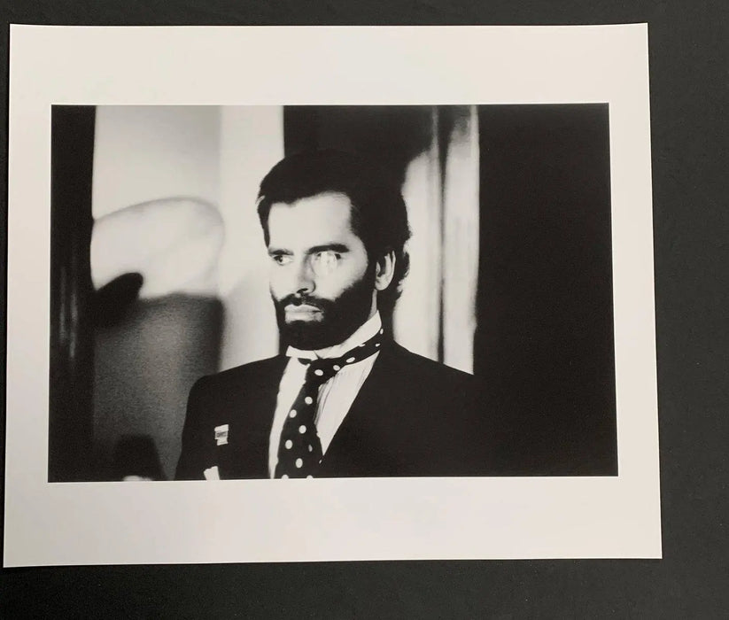 "Karl Lagerfeld, Paris 1973" 20x24 Vintage Silver Gelatin by Helmut Newton Photography-20x24 Vintage Silver Gelatin-Helmut Newton-Global Images Helmut Newton Photography