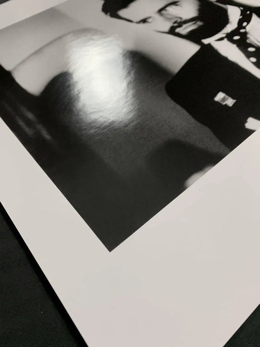 "Karl Lagerfeld, Paris 1973" 20x24 Vintage Silver Gelatin by Helmut Newton Photography-20x24 Vintage Silver Gelatin-Helmut Newton-Global Images Helmut Newton Photography