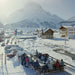 "Lech Ice Bar" 50x50 Perspex Acrylic Getty Images Collection by Slim Aarons Photography