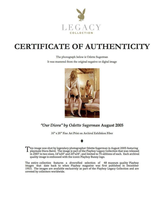 "Our Diora" featuring Diora Baird by Odette Sugerman, August 2005