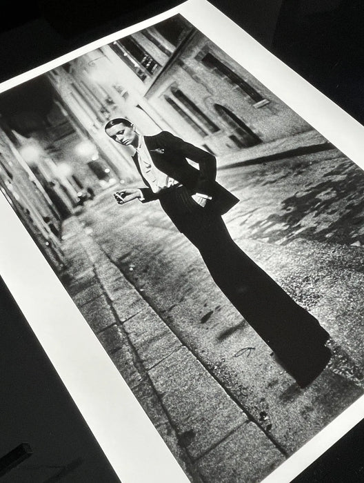 "Rue Aubriot, Parisian Street 1975" 16x20 Vintage Silver Gelatin by Helmut Newton - Helmut Newton