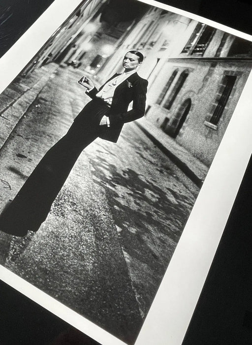 "Rue Aubriot, Parisian Street 1975" 16x20 Vintage Silver Gelatin by Helmut Newton - Helmut Newton