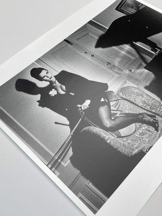 "Saddle II, Paris 1976" 20x24 Vintage Silver Gelatin Print by Helmut Newton - Global Images USA