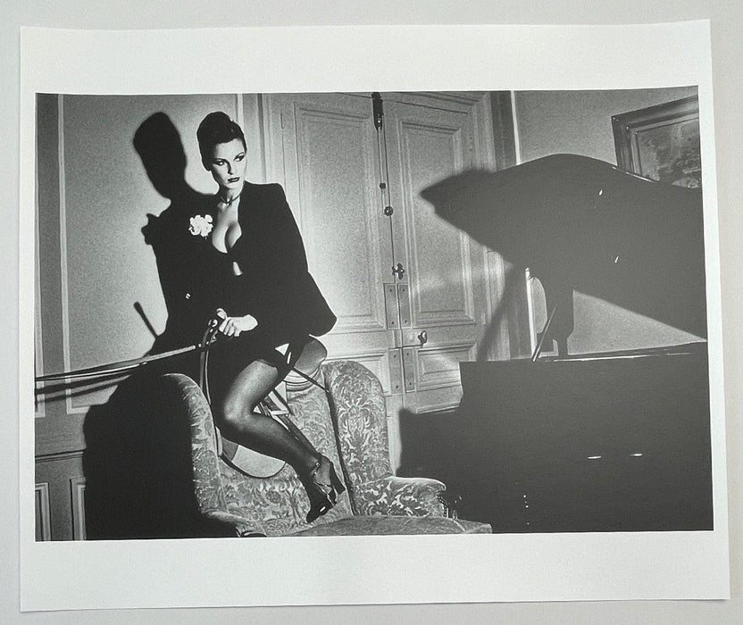"Saddle II, Paris 1976" 20x24 Vintage Silver Gelatin Print by Helmut Newton