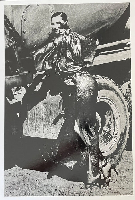 "Truck Stop, 1984" 16x20 Vintage Silver Gelatin by Helmut Newton Photography-16x20 Vintage Silver Gelatin Print-Helmut Newton-Global Images Helmut Newton Photography