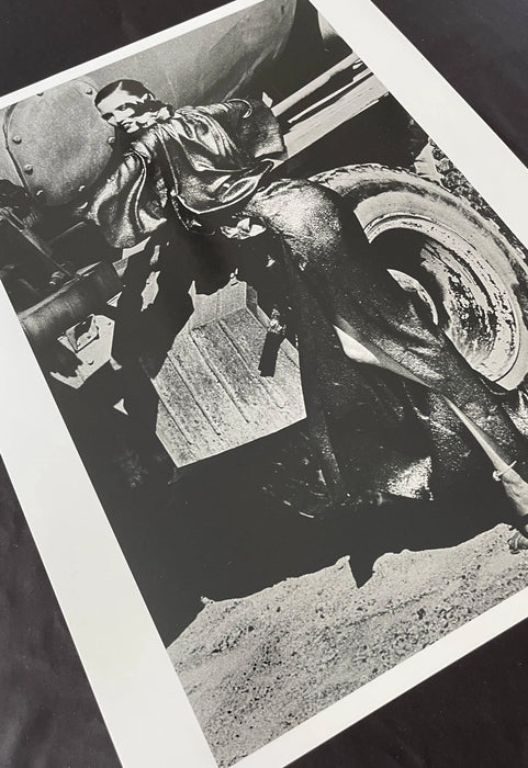 "Truck Stop, 1984" 16x20 Vintage Silver Gelatin by Helmut Newton Photography-16x20 Vintage Silver Gelatin Print-Helmut Newton-Global Images Helmut Newton Photography