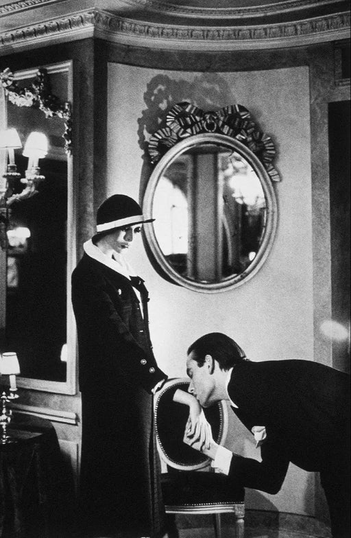 "Upstairs At Maxim's, Paris 1978" 16x20 Vintage Silver Gelatin Print by Helmut Newton Photography-16x20 Vintage Silver Gelatin Print-Helmut Newton-Global Images Helmut Newton Photography