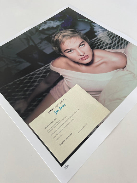 "Ursula Andress" Rare First Edition 20x20 Framed C-print by Slim Aarons (inquire for pricing)
