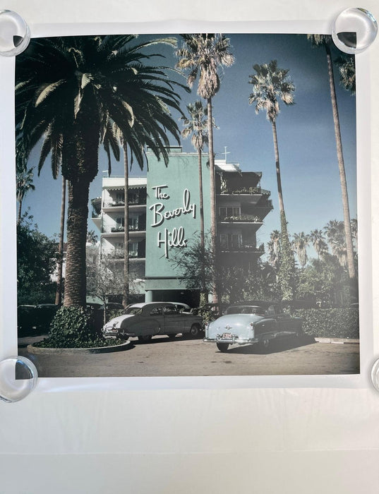 "Beverly Hills Hotel" by Slim Aarons 30x30 Unframed Getty Images C-print - Slim Aarons