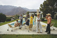 "Desert House Party" by Slim Aarons 30x40 Getty Images Framed C-print - Slim Aarons