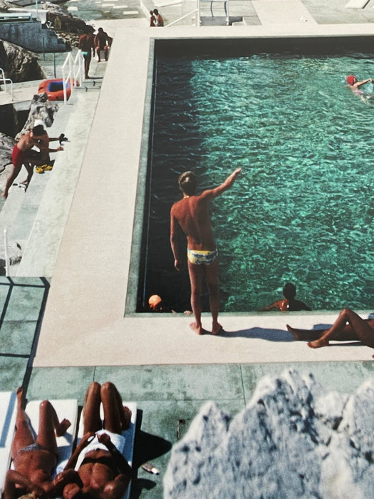 "Eden-Roc Pool" by Slim Aarons 20x24 Unframed Getty Images C-print - Slim Aarons