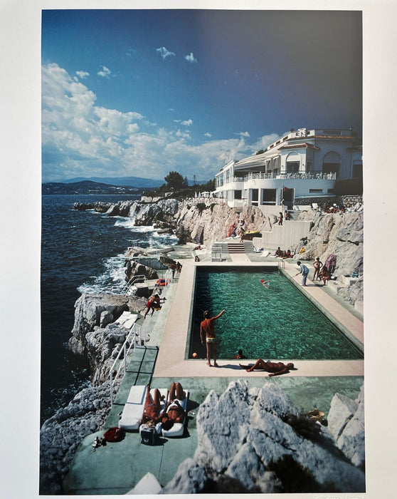 "Eden-Roc Pool" by Slim Aarons 20x24 Unframed Getty Images C-print - Slim Aarons