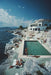 "Eden-Roc Pool" Getty Images Limited Edition Estate Stamped Premium Collection by Slim Aarons Photography* - Slim Aarons