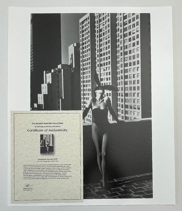 "Elsa Peretti In New York, 1975" 20x24 Vintage Silver Gelatin Print by Helmut Newton Photography - Helmut Newton