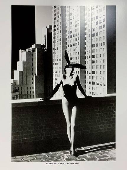"Elsa Peretti, New York 1975" Vintage Poster by Helmut Newton