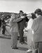 "Alfred Hitchcock And James Stewart On Set Of Vertigo" by Frank Worth