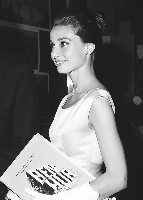 “Audrey Hepburn At Ben-Hur Premiere” by Frank Worth