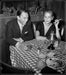 “Frank Sinatra And Lauren Bacall At Dinner” by Frank Worth
