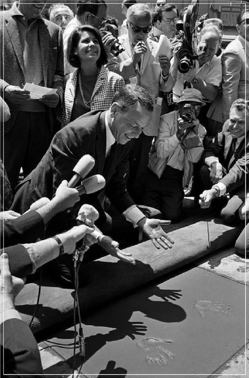 “Frank Sinatra Hands In Cement” by Frank Worth