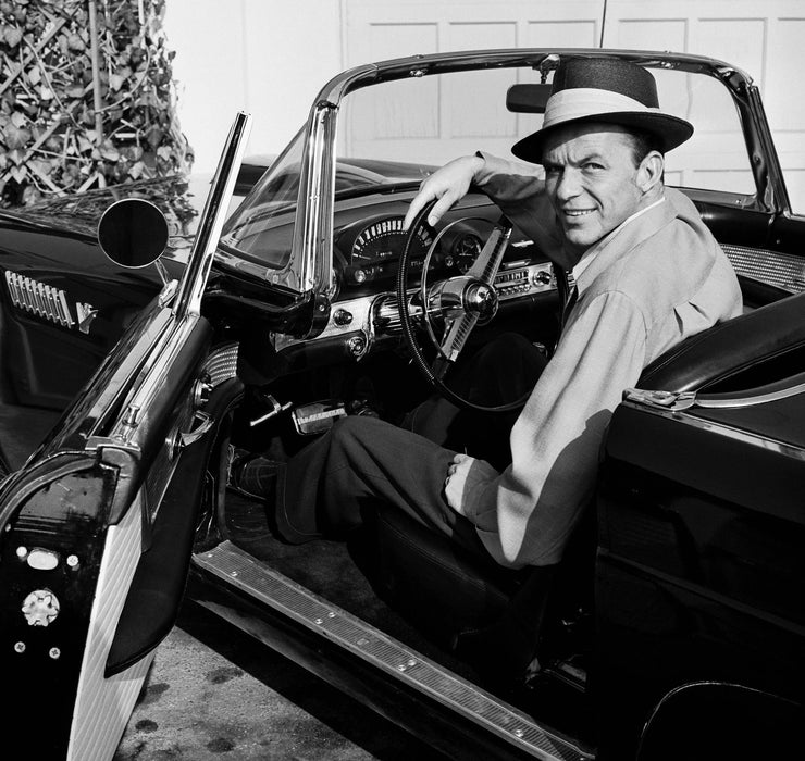 “Frank Sinatra Sitting In T-BIRD” by Frank Worth