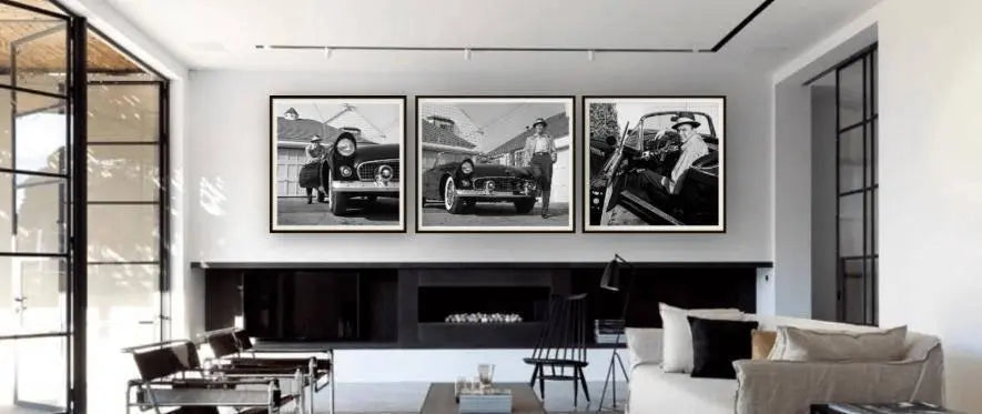 Frank Sinatra Triptych Mural 40x50 by Frank Worth