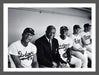 "Jackie Robinson In Dugout With The 1968 Dodgers" by Frank Worth by Frank Worth