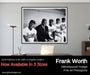 "Jackie Robinson In Dugout With The 1968 Dodgers" by Frank Worth by Frank Worth