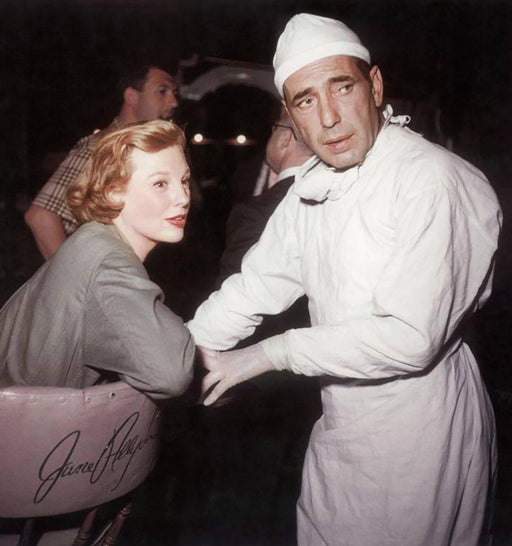 "June Allyson And Humphrey Bogart, Color" by Frank Worth